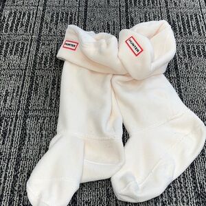 Hunter Soft Cream Casual Socks WOMENS LG 8-10
